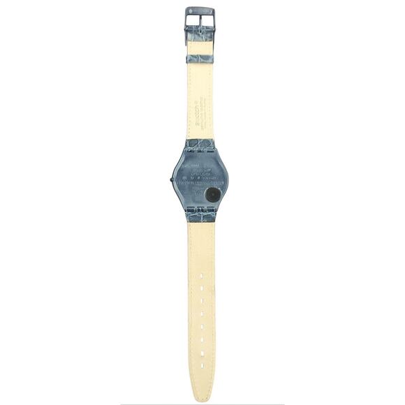 Swatch LA NUIT ETOILEE SFZ101 1998 Numbered Edition Skin Watch W/ Real Diamonds - Picture 7 of 9
